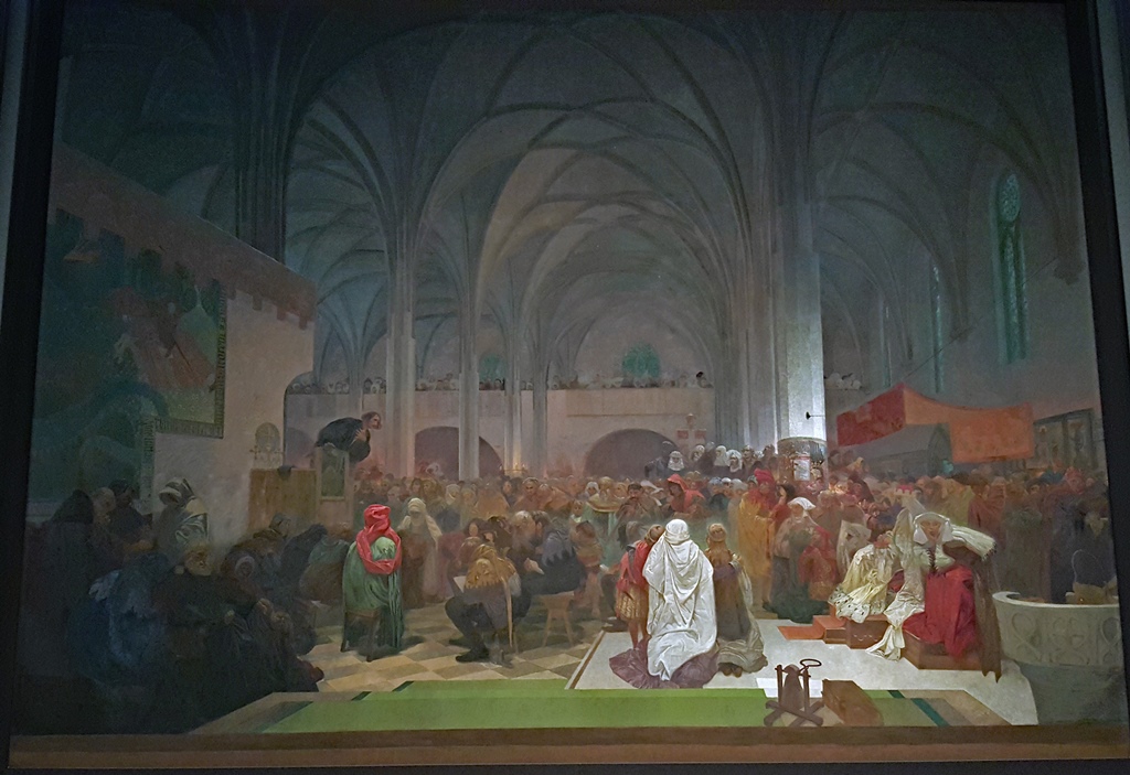 Master Jan Hus Preaching at the Bethlehem Chapel: Truth Prevails
